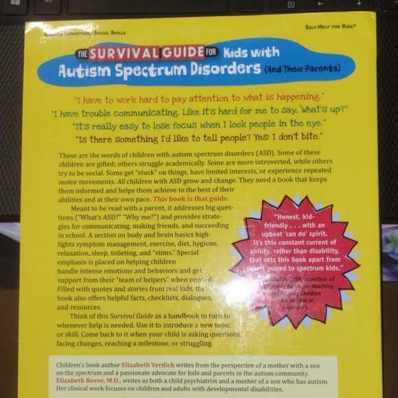 NEW --BOOK--KIDS WITH AUSTISM SEPECTRUM DISORDERS-- SURVIVAL GUIDE--ASD--#11 - Picture 2 of 2